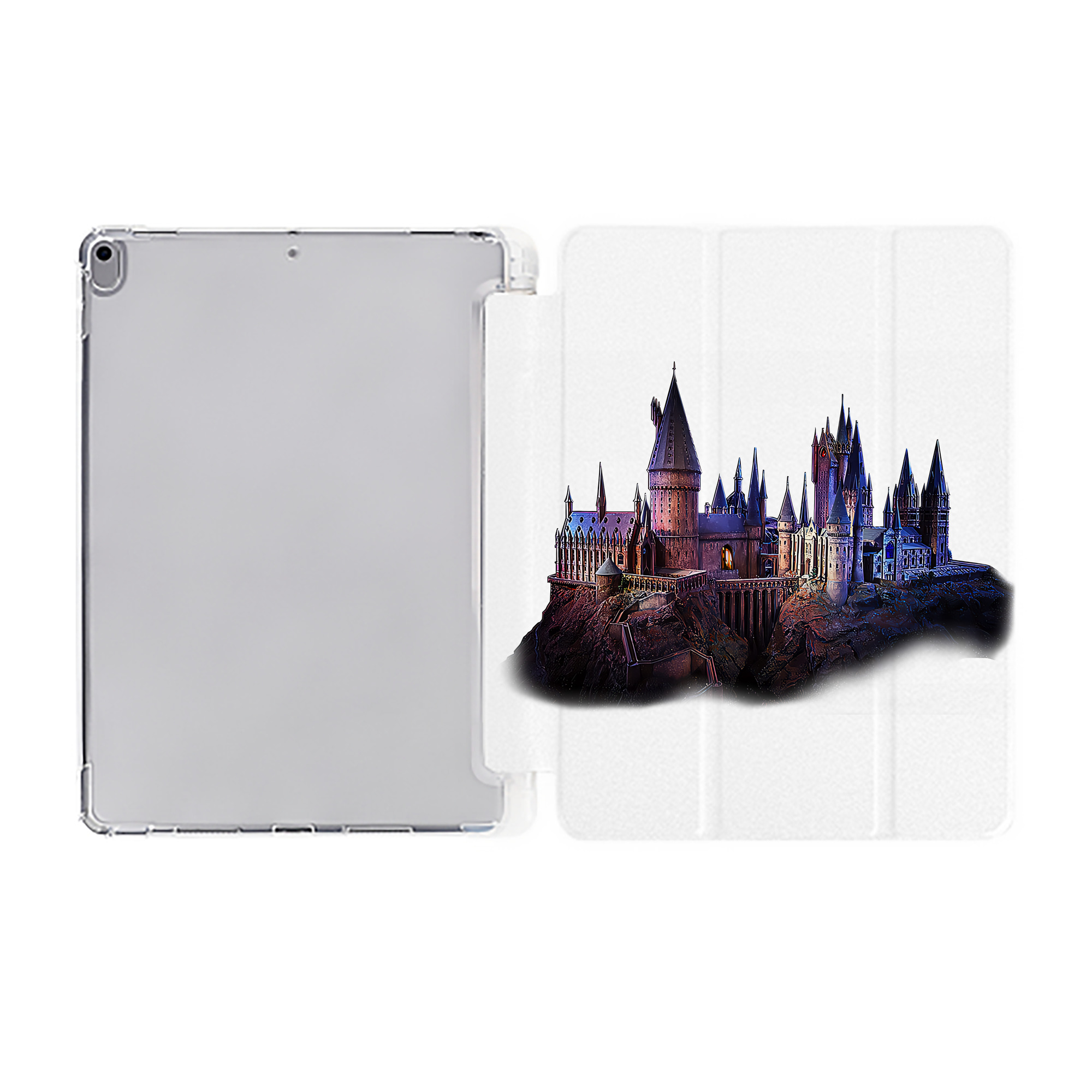 （画像用） Harry Potter ハリー・ポッターシリーズ IPad ケース ペン収納付き 三つ折りスタンド PUレザー×シリコン 対応機種9.5/10.5/10.9インチ